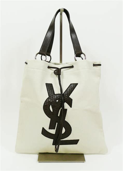 ysl tote canvas bag|YSL denim tote.